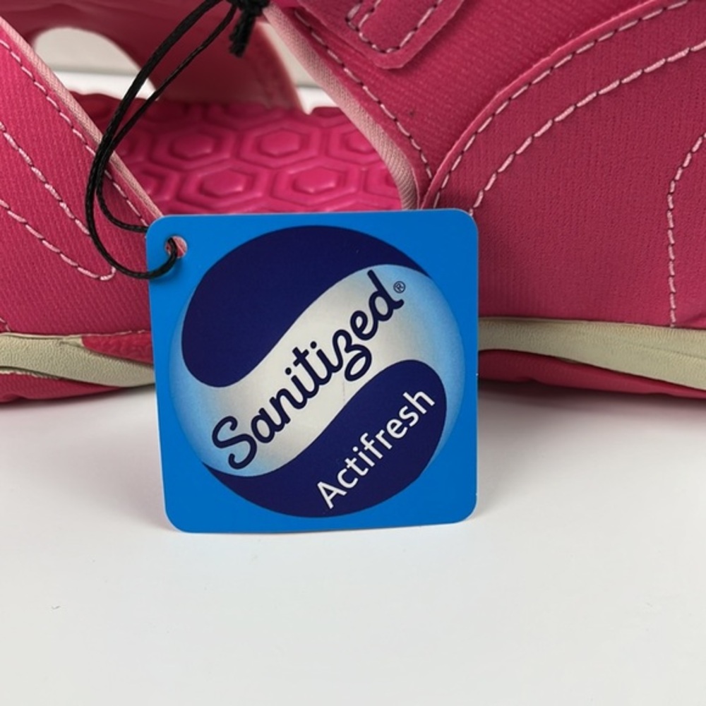 Timberland Perkins Row 2-Strap Pink Girls Sandals 2498A Size 7 Big Kids - Picture 9 of 11